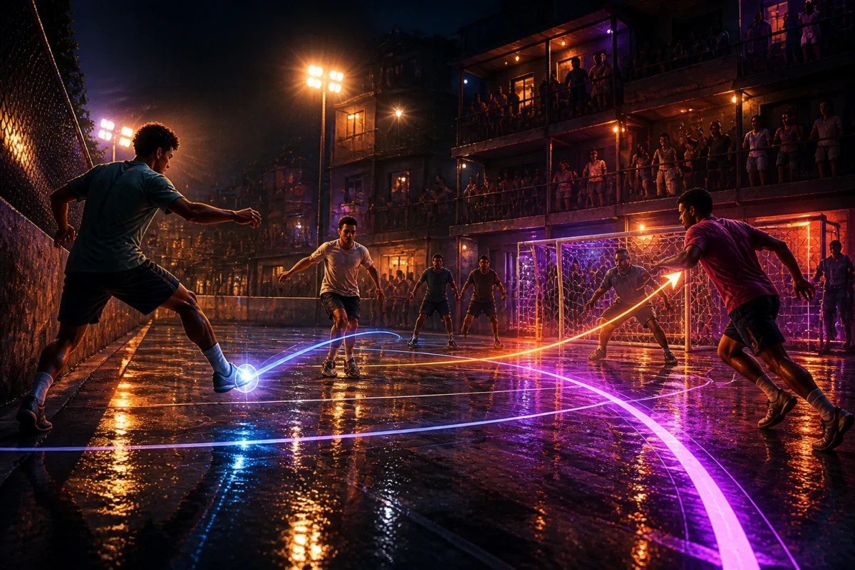 Patio de Futsal — juego de sports gratis para jugar en el navegador