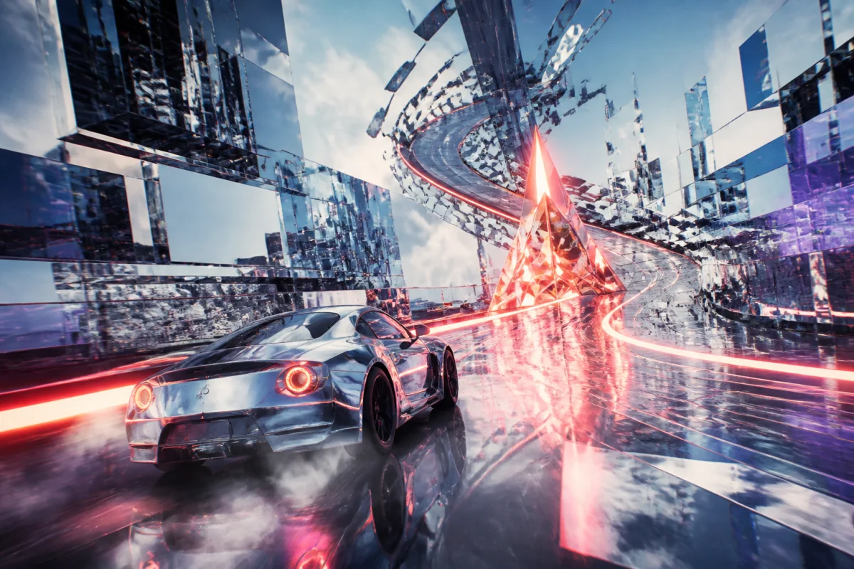 Chrome Rally — free racing game you can play in your browser