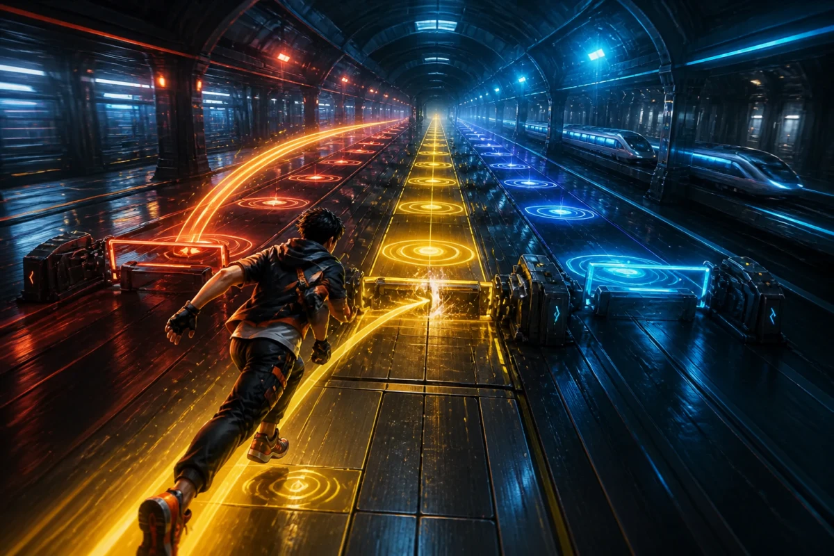 Beat Run Station – kostenloses rhythm-Spiel direkt im Browser
