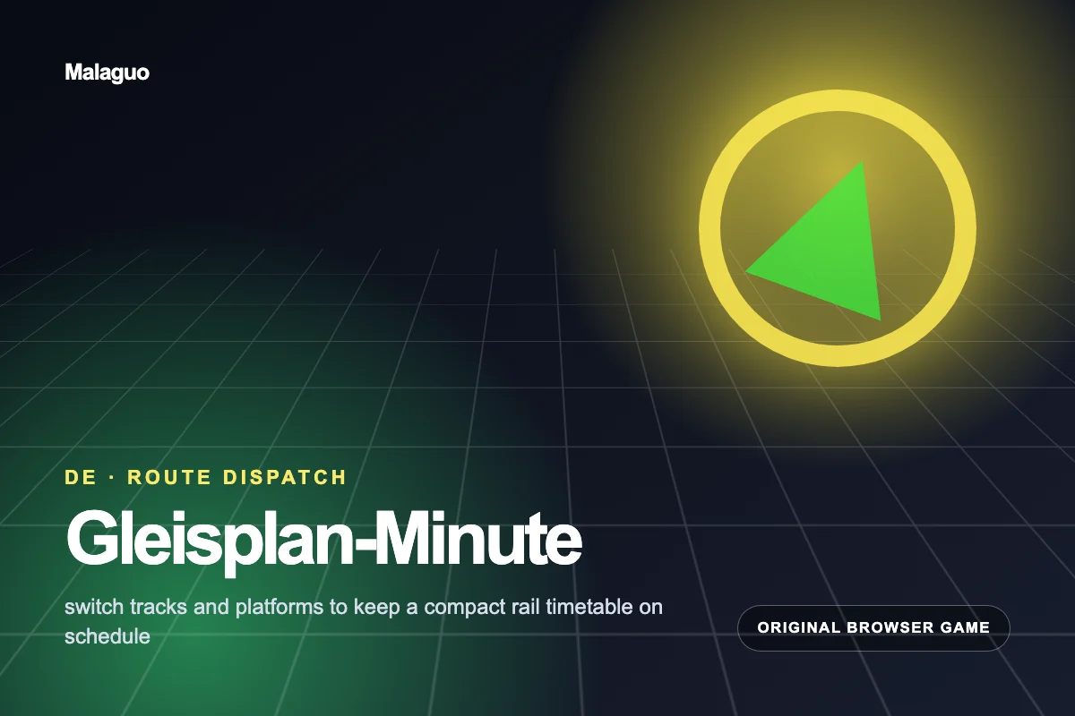 Gleisplan-Minute – kostenloses strategie-Spiel direkt im Browser