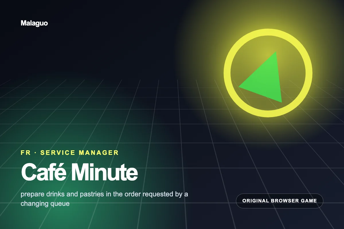 Cafe Minute — free simulation game you can play in your browser