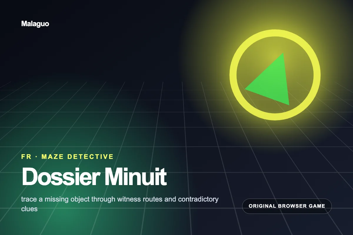 Dossier Minuit — jeu de réflexion gratuit à jouer dans le navigateur