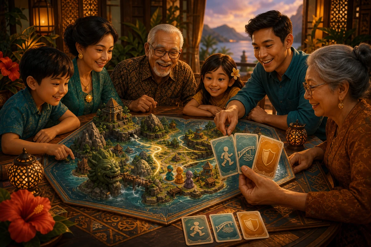 Family Board Dash – kostenloses card-Spiel direkt im Browser