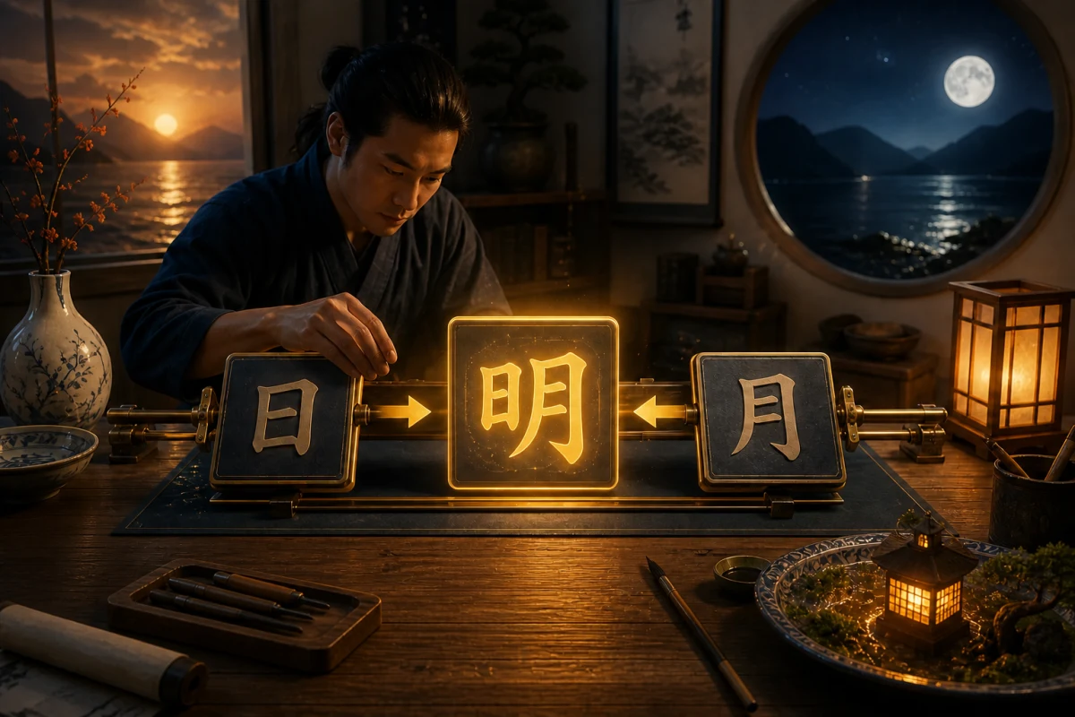 Kanji-Teile-Werkstatt – kostenloses word-Spiel direkt im Browser