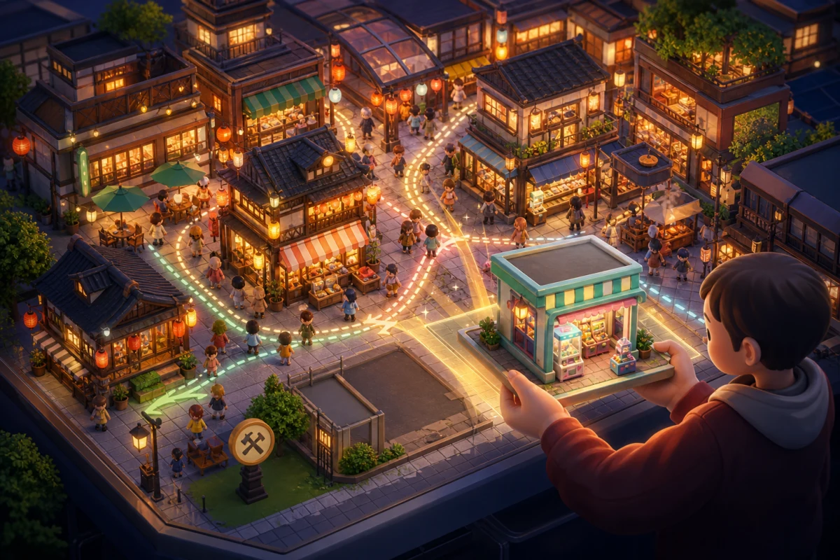 Little Arcade Street — juego de simulación gratis para jugar en el navegador