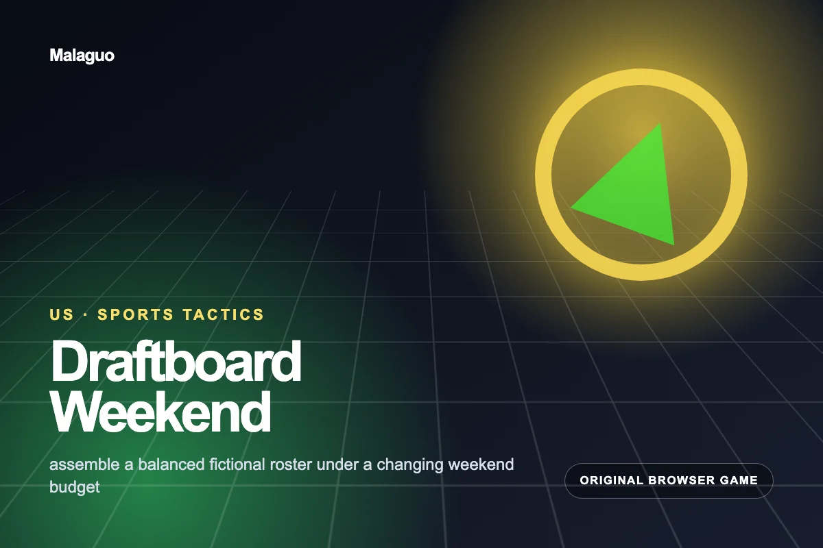 Draftboard Weekend — juego de sports gratis para jugar en el navegador