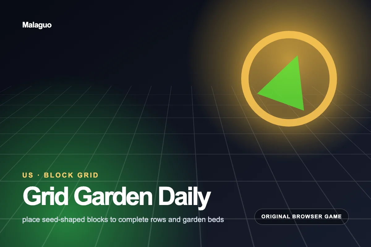 Grid Garden Daily — free puzzle game you can play in your browser