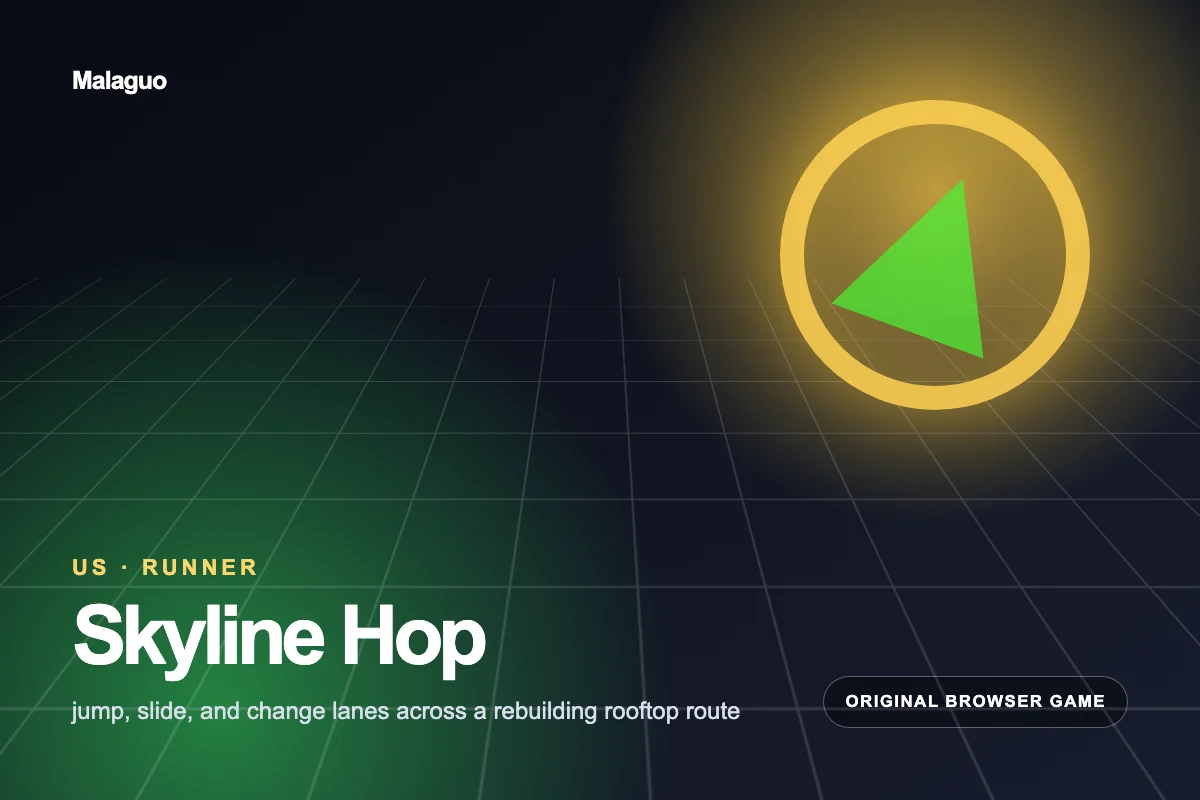 Skyline Hop – kostenloses arcade-Spiel direkt im Browser