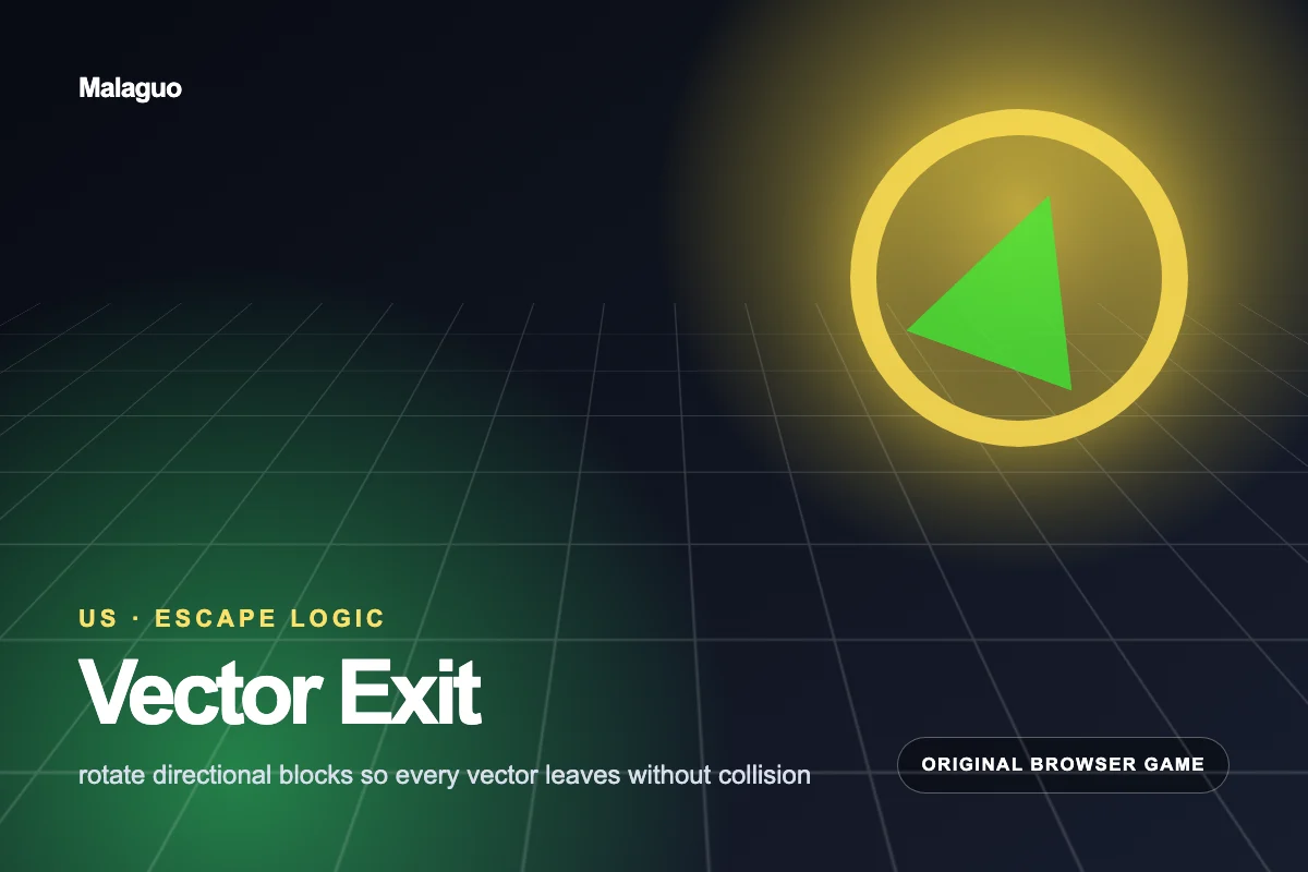 Vector Exit — game teka-teki gratis yang bisa dimainkan di browser