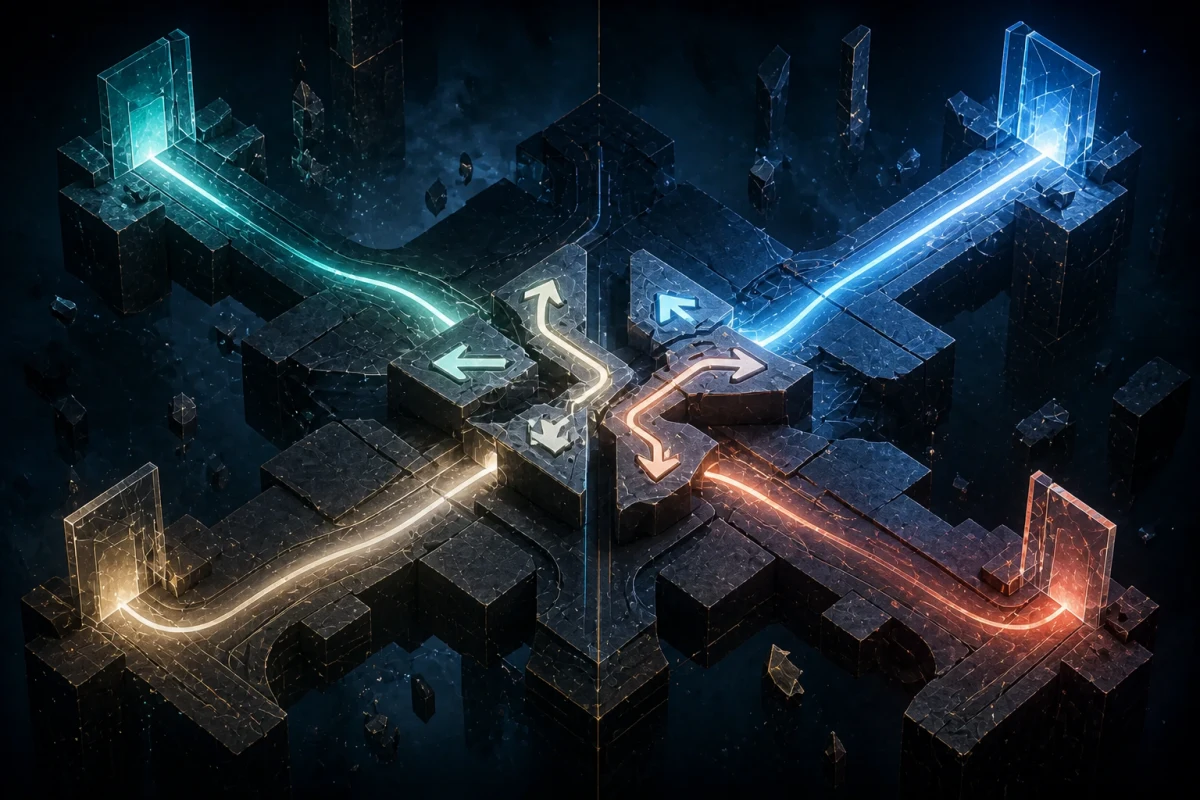 Vector Exit — free puzzle game you can play in your browser